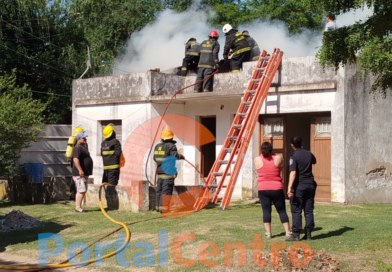 URGENTE: INCENDIO DE UN CIELORRAZO