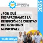 ¿Por qué desaprobamos la Rendición de Cuentas del Gobierno municipal?