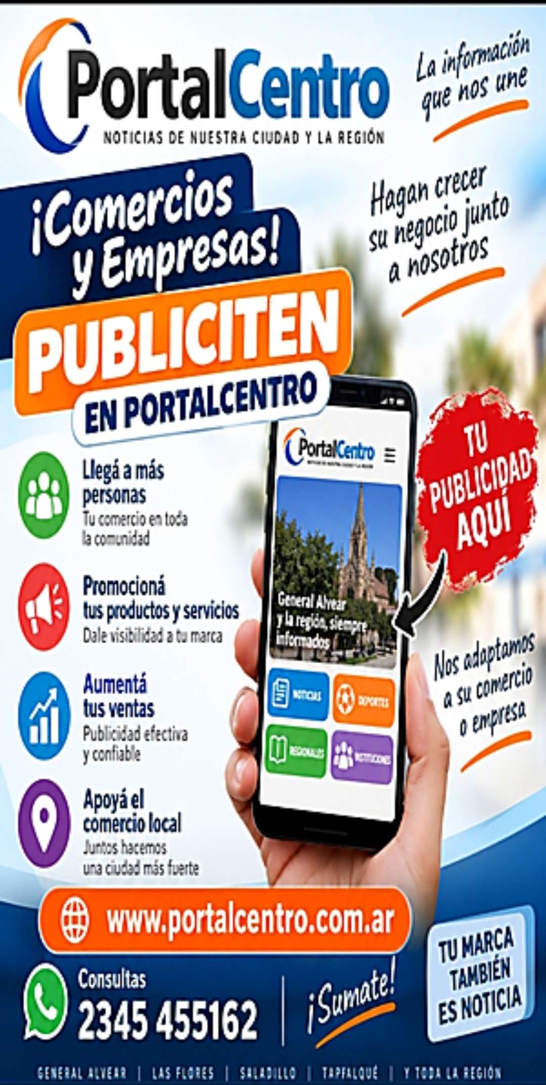 Queres Publicitar? Acá tenés la Oportunidad